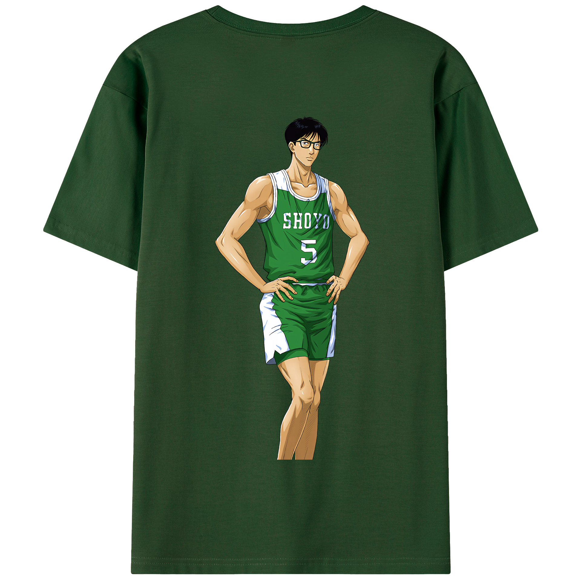SLAM DUNK／スラムダンク 綿100％半袖Tシャツ（背面プリント）